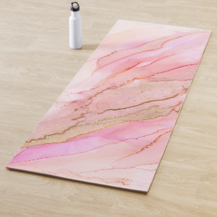 Stunning Alcohol Ink Painting Yoga Mat