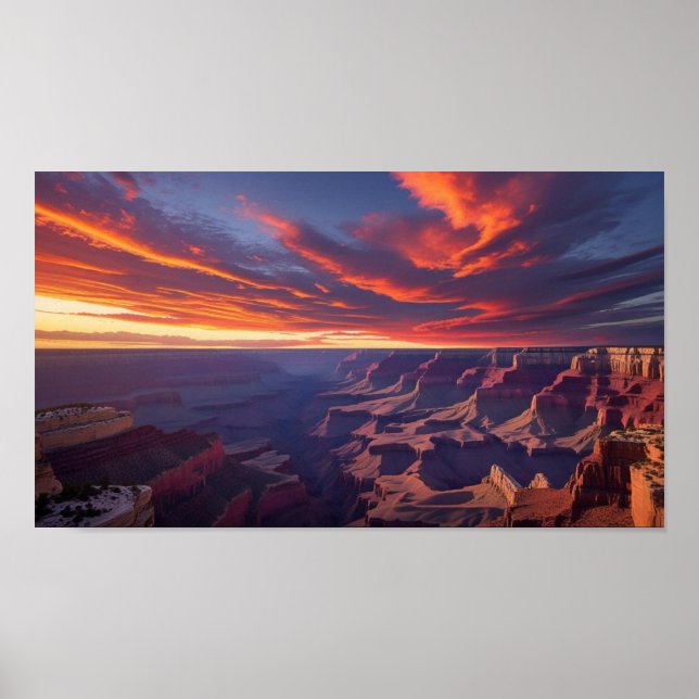 Stunning and Uplifting Poster of the Grand Canyon (Front)