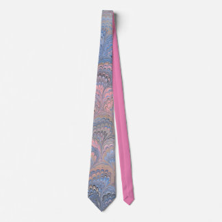 Stunning Antique Marbled Paper Tie
