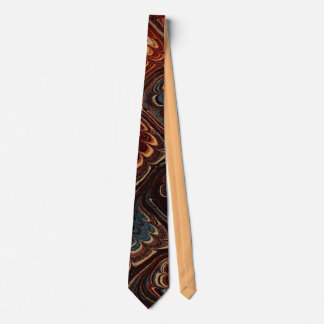 Stunning Antique Marbled Paper Tie