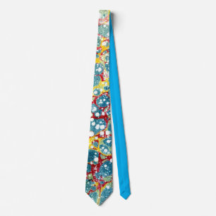 Stunning Antique Marbled Paper Tie
