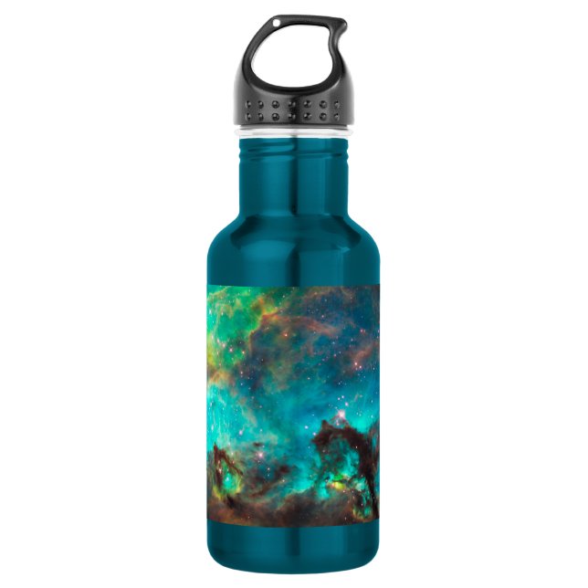 Stunning Aqua Star Cluster 532 Ml Water Bottle (Front)