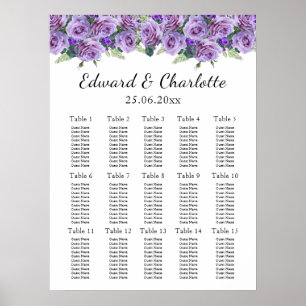 Stunning Array of Floral Wedding  Poster