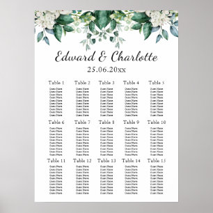 Stunning Array of Floral Wedding  Poster
