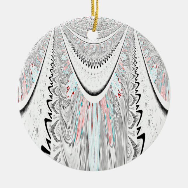 Stunning art. ceramic tree decoration (Front)