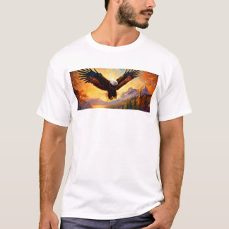 Stunning Art Nouveau Eagle T-Shirt Design – Mystic