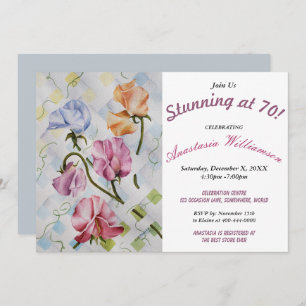 STUNNING AT 'your age' PARTY INVITATION