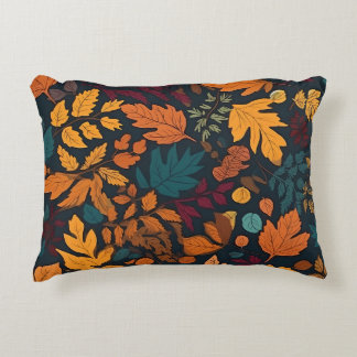Stunning Autumn Fall Leaves Decorative Cushion