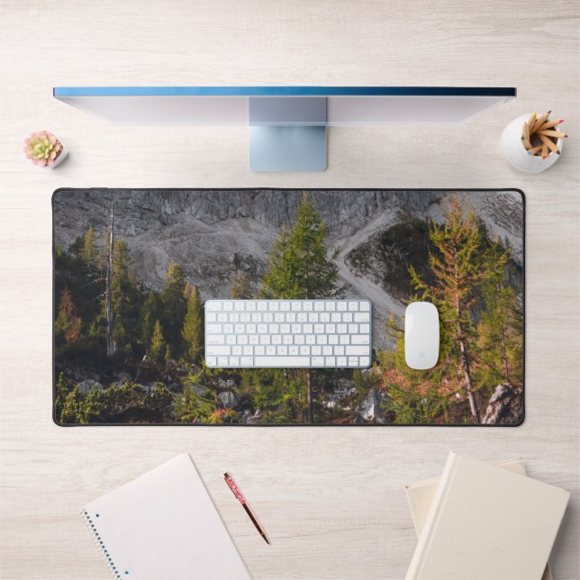 Stunning autumn scenery below mountains desk mat (Office 1)