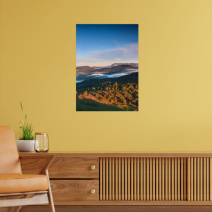 Stunning autumn scenery from Šilentabor, Slovenia Poster