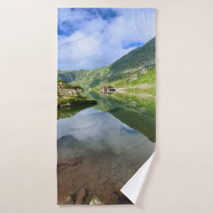 Stunning Balea Lake Romania – Alpine Photography Bath Towel Set