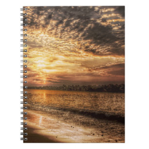 Stunning Beach Sunrise Notebook
