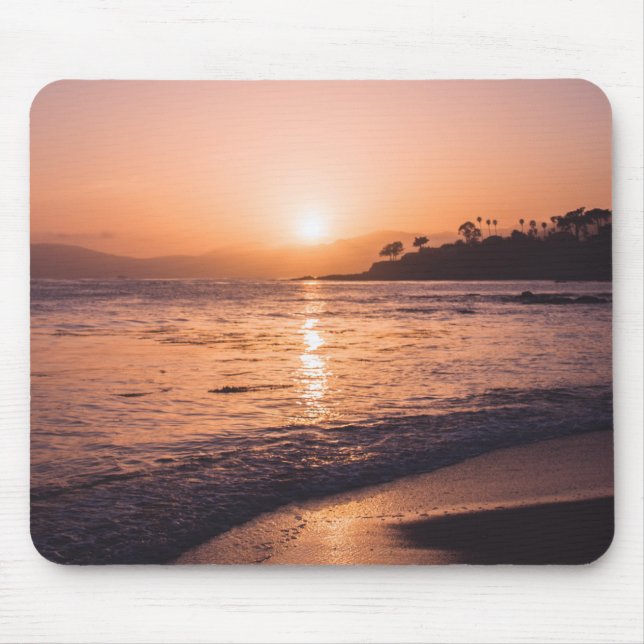 Stunning Beach Sunset Mouse Mat (Front)