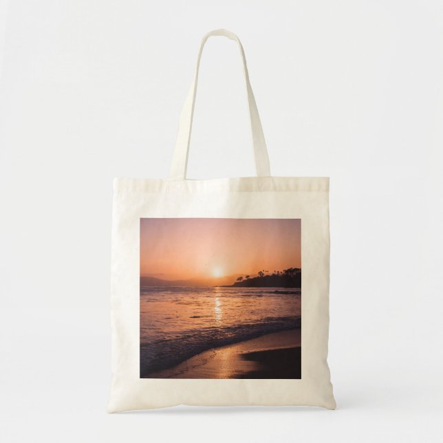 Stunning Beach Sunset Tote Bag (Front)