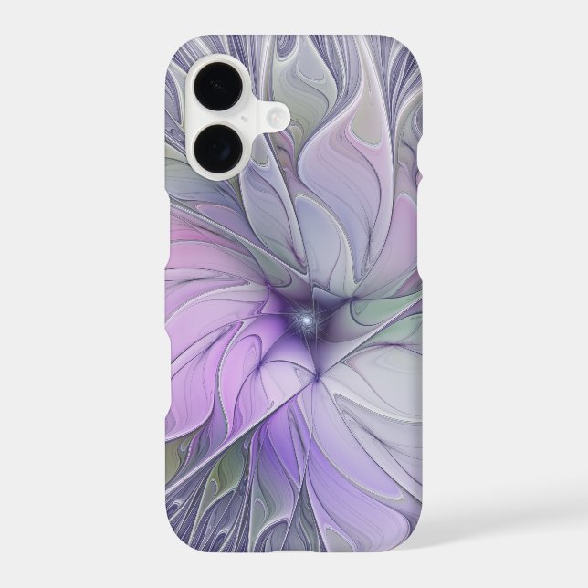 Stunning Beauty Modern Abstract Fractal Art Flower (Back)