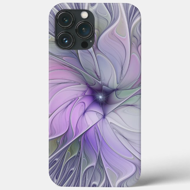 Stunning Beauty Modern Abstract Fractal Art Flower Case-Mate iPhone Case (Back)