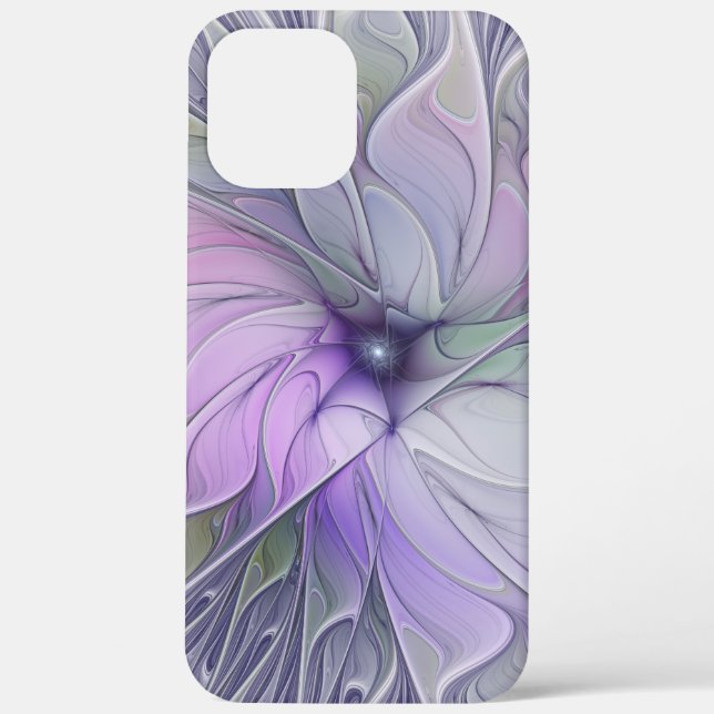 Stunning Beauty Modern Abstract Fractal Art Flower Case-Mate iPhone Case (Back)