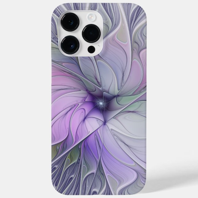 Stunning Beauty Modern Abstract Fractal Art Flower Case-Mate iPhone Case (Back)