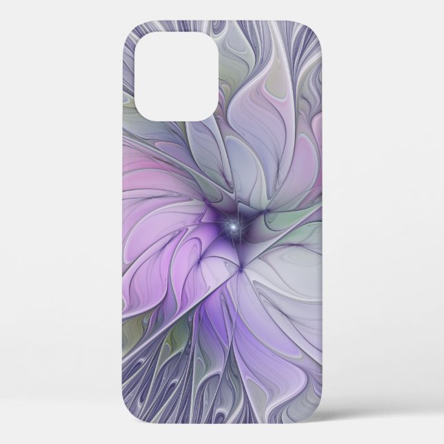 Stunning Beauty Modern Abstract Fractal Art Flower Case-Mate iPhone Case (Back)
