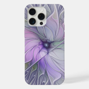 Stunning Beauty Modern Abstract Fractal Art Flower iPhone 15 Pro Max Case
