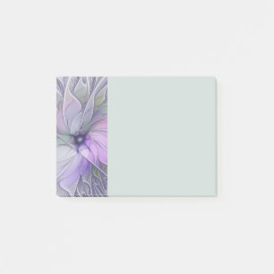 Stunning Beauty Modern Abstract Fractal Art Flower Post-it Notes