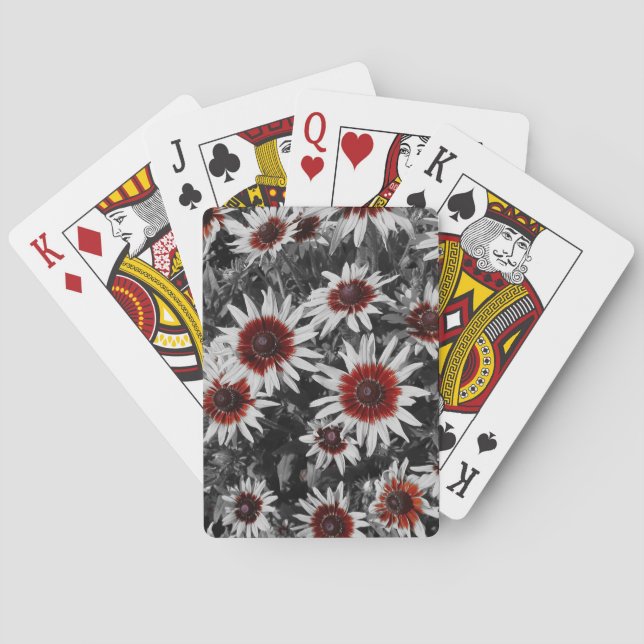 Stunning Black-Eyed Susans  Playing Cards (Back)