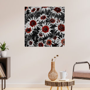 Stunning Black-Eyed Susans  Poster