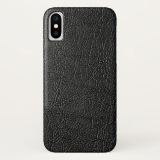 Stunning black leather mobile case