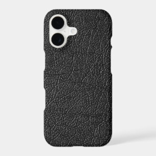 Stunning black leather mobile case