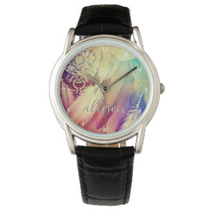Stunning Boho Bohemian Dreamcatcher Feathers Cute Watch