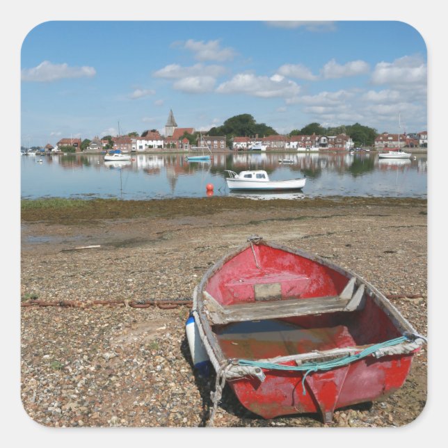 Stunning Bosham Harbour England Square Sticker (Front)