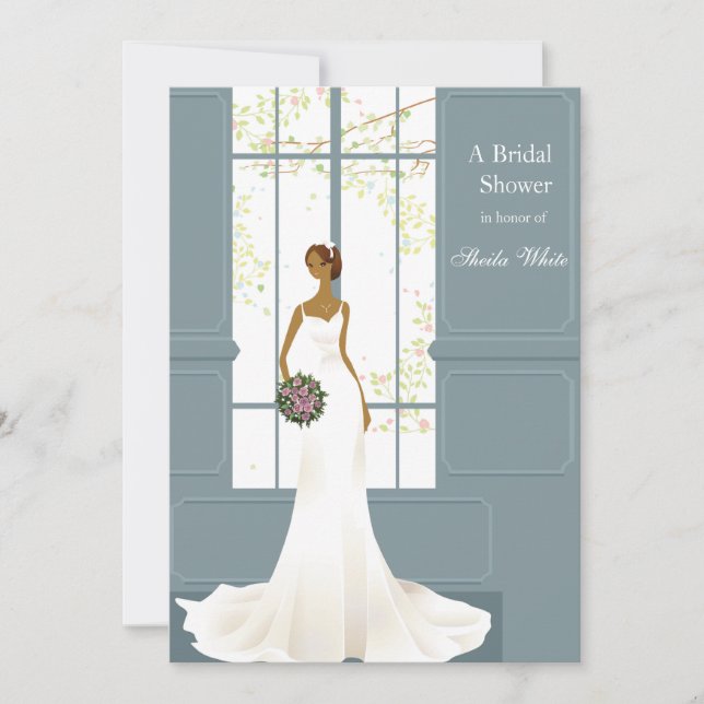 Stunning Bride Bridal Shower Invitation (Front)