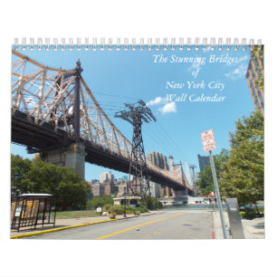 Stunning Bridges of NYC Wall Calendar