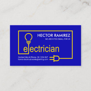Stunning Bright Electric Circuit Wiring Business Card