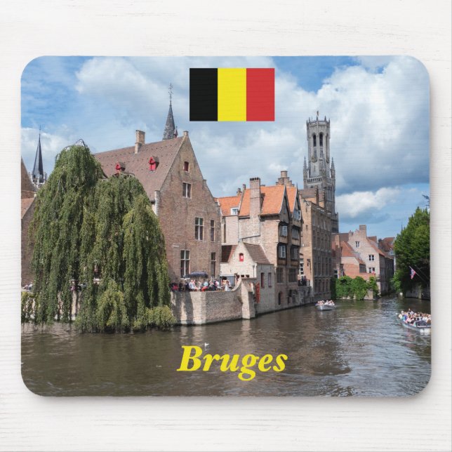 Stunning! Bruges - Belgium Mouse Mat (Front)