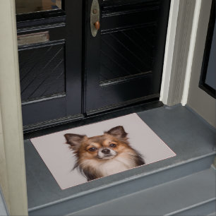 Stunning chihuahua portrait doormat