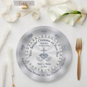 Stunning, Christian Paper Plates, ANY Occasion Plate