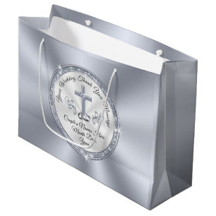 Stunning CHRISTIAN, Personalised Wedding Gift Bags