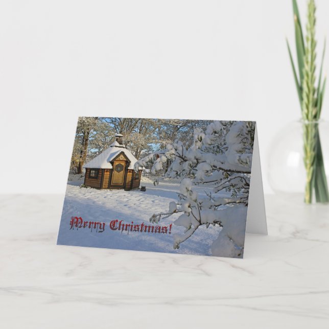 Stunning Christmas Greeting Card! Thank You Card (Front)