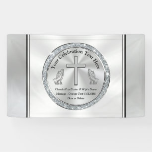 Stunning Church Banner, Any Occasion Religious Banner