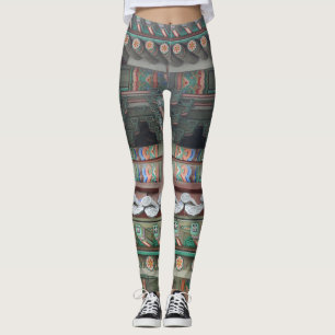 Stunning Classic Art traditional to S. Korea in Leggings