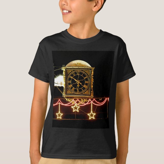 Stunning Clock at Xmas T-Shirt (Front)