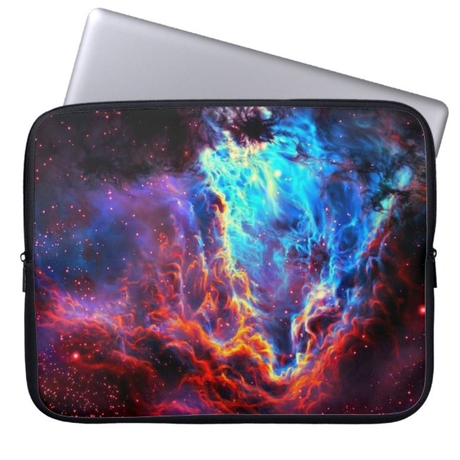 Stunning Color Composite Star Nebula Laptop Sleeve (Front)