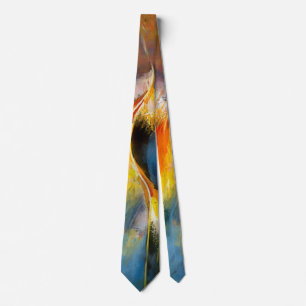 Stunning Colorful Abstract Men's Tie