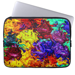 Stunning Colourful Abstract Pattern Laptop Sleeve