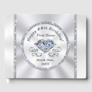 Stunning Custom, Birthday Party GUEST BOOK Ideas