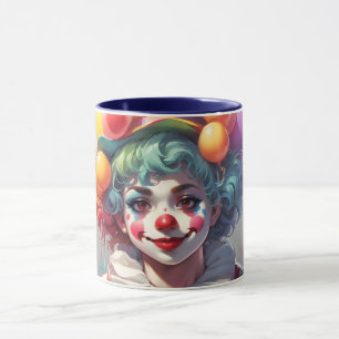Stunning Custom Monogram Clown Mug
