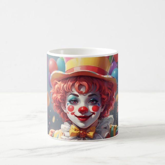 Stunning Custom Monogram Clown Mug (Center)