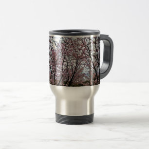 🌸↷Stunning Dazzling Cherry Blossoms Fabulous Travel Mug