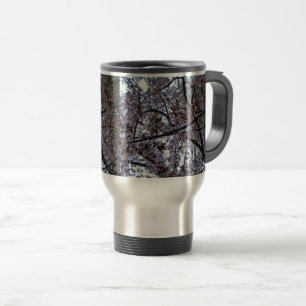 🌸↷Stunning Dazzling Cherry Blossoms Fabulous Travel Mug